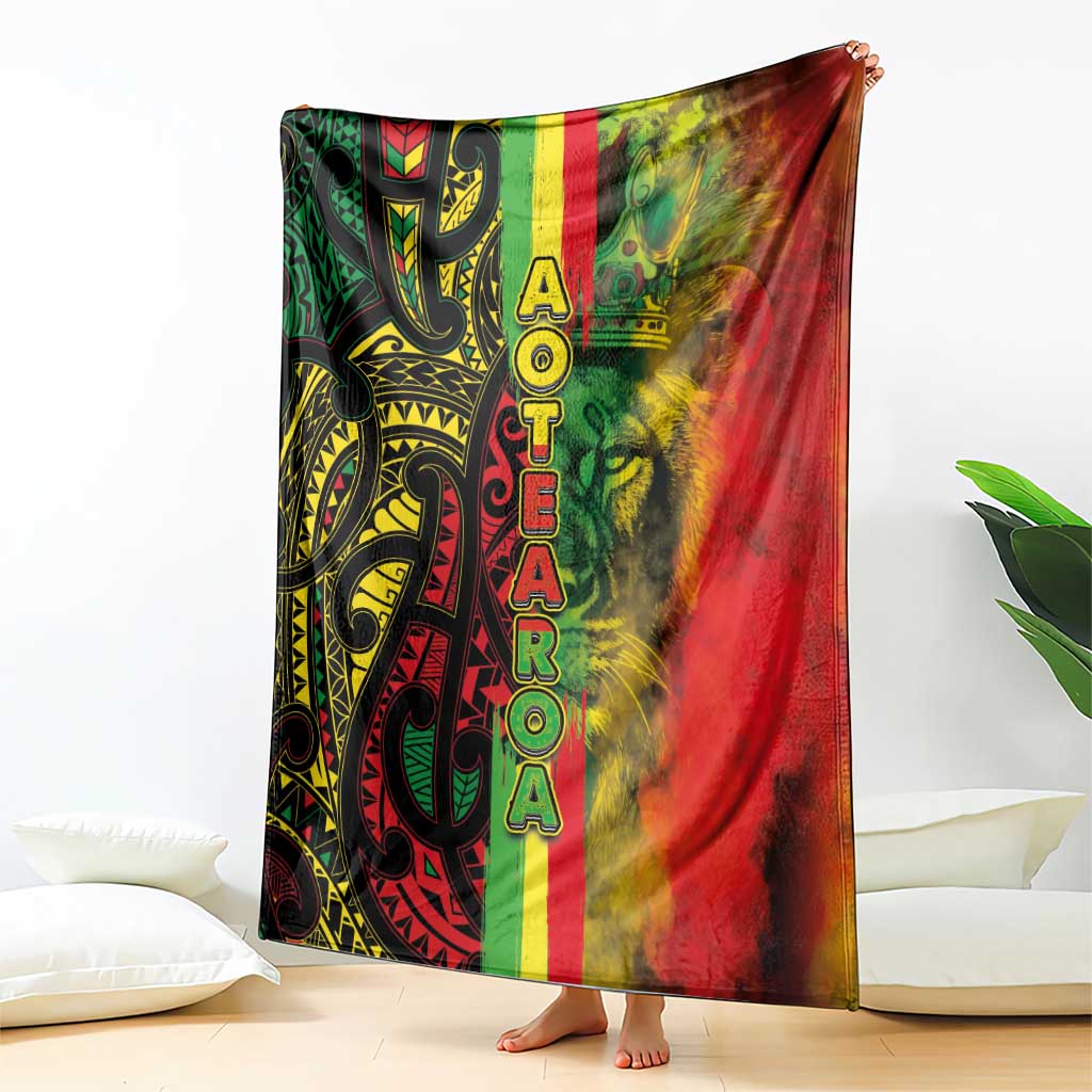 Aotearoa Reggae Blanket Maori Reggae-One Love LT03 - Polynesian Pride