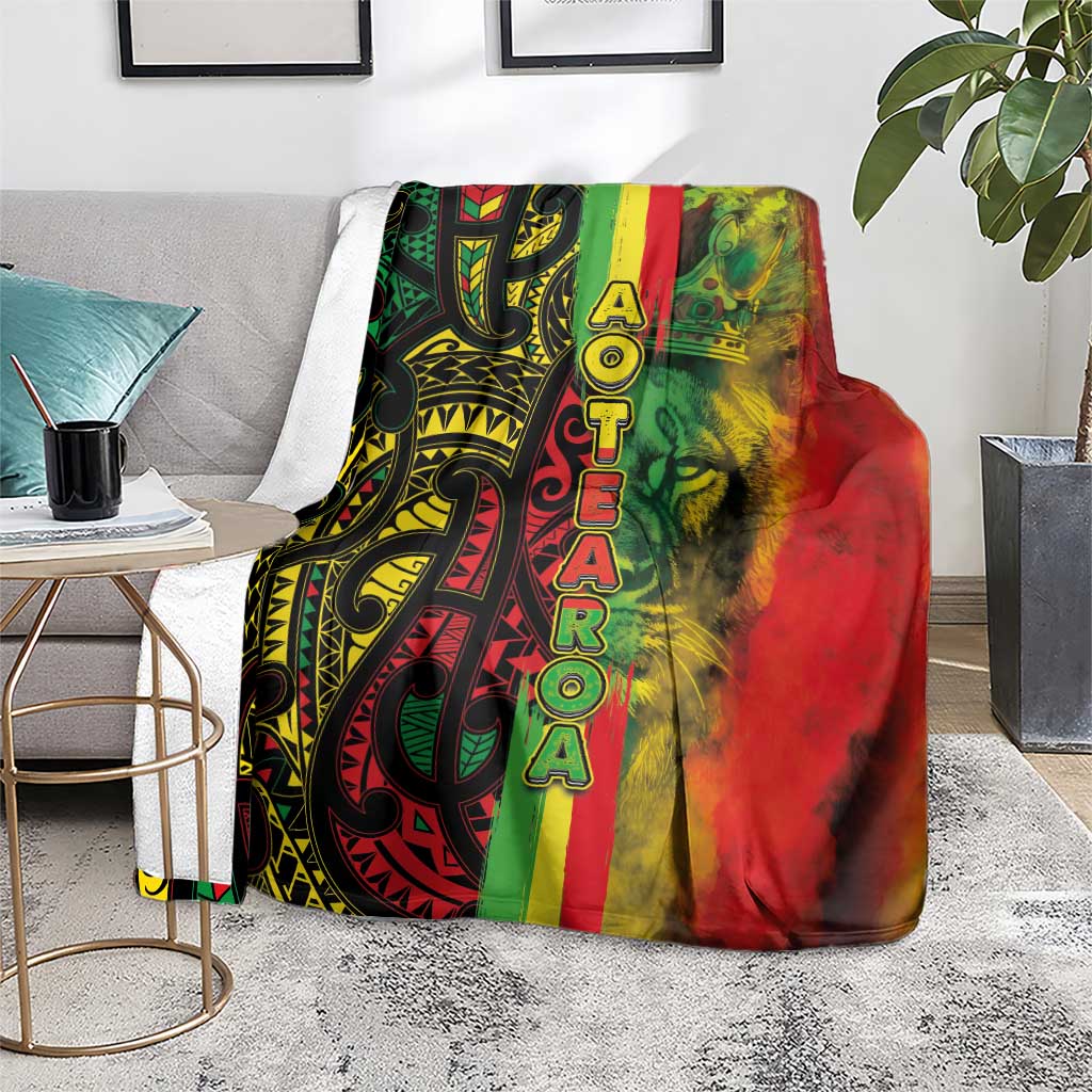 Aotearoa Reggae Blanket Maori Reggae-One Love LT03 - Polynesian Pride