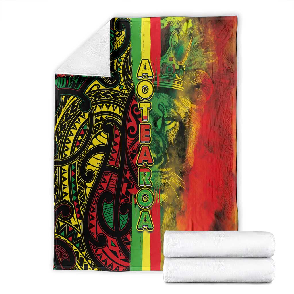 Aotearoa Reggae Blanket Maori Reggae-One Love LT03 - Polynesian Pride
