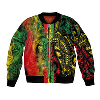 Aotearoa Reggae Bomber Jacket Maori Reggae-One Love