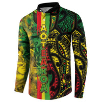 Aotearoa Reggae Button Sweatshirt Maori Reggae-One Love