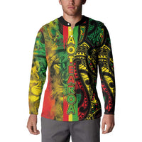 Aotearoa Reggae Button Sweatshirt Maori Reggae-One Love