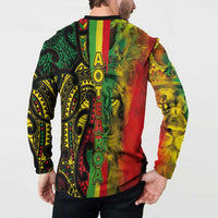 Aotearoa Reggae Button Sweatshirt Maori Reggae-One Love