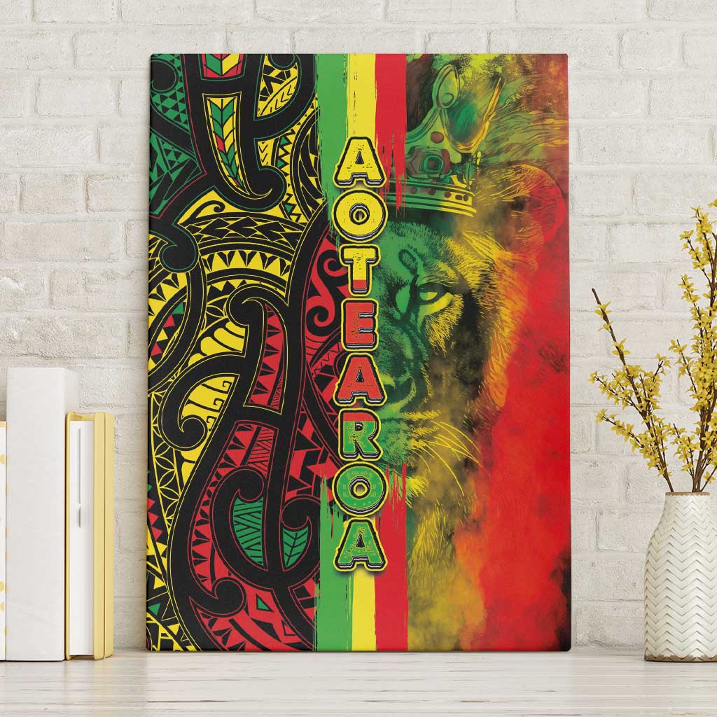 Aotearoa Reggae Canvas Wall Art Maori Reggae-One Love LT03 Without Frame Reggae - Polynesian Pride