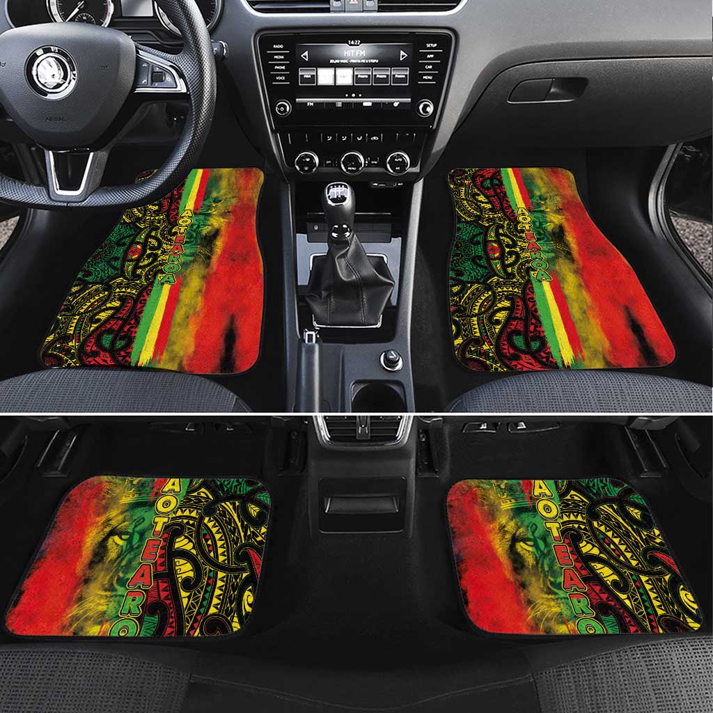 Aotearoa Reggae Car Mats Maori Reggae-One Love LT03 Set 4pcs Reggae - Polynesian Pride