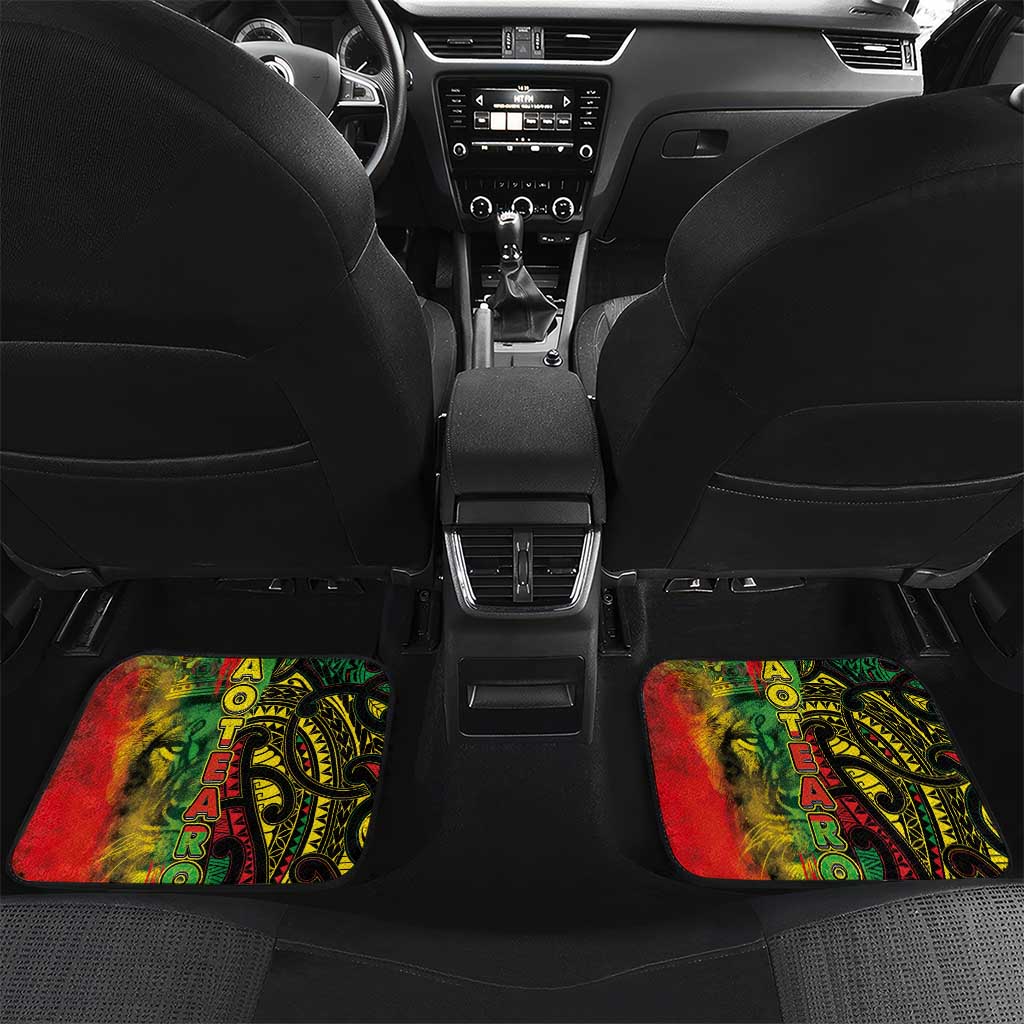 Aotearoa Reggae Car Mats Maori Reggae-One Love LT03 Set 2pcs - Back Reggae - Polynesian Pride