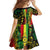 Aotearoa Reggae Family Matching Off Shoulder Maxi Dress and Hawaiian Shirt Maori Reggae-One Love