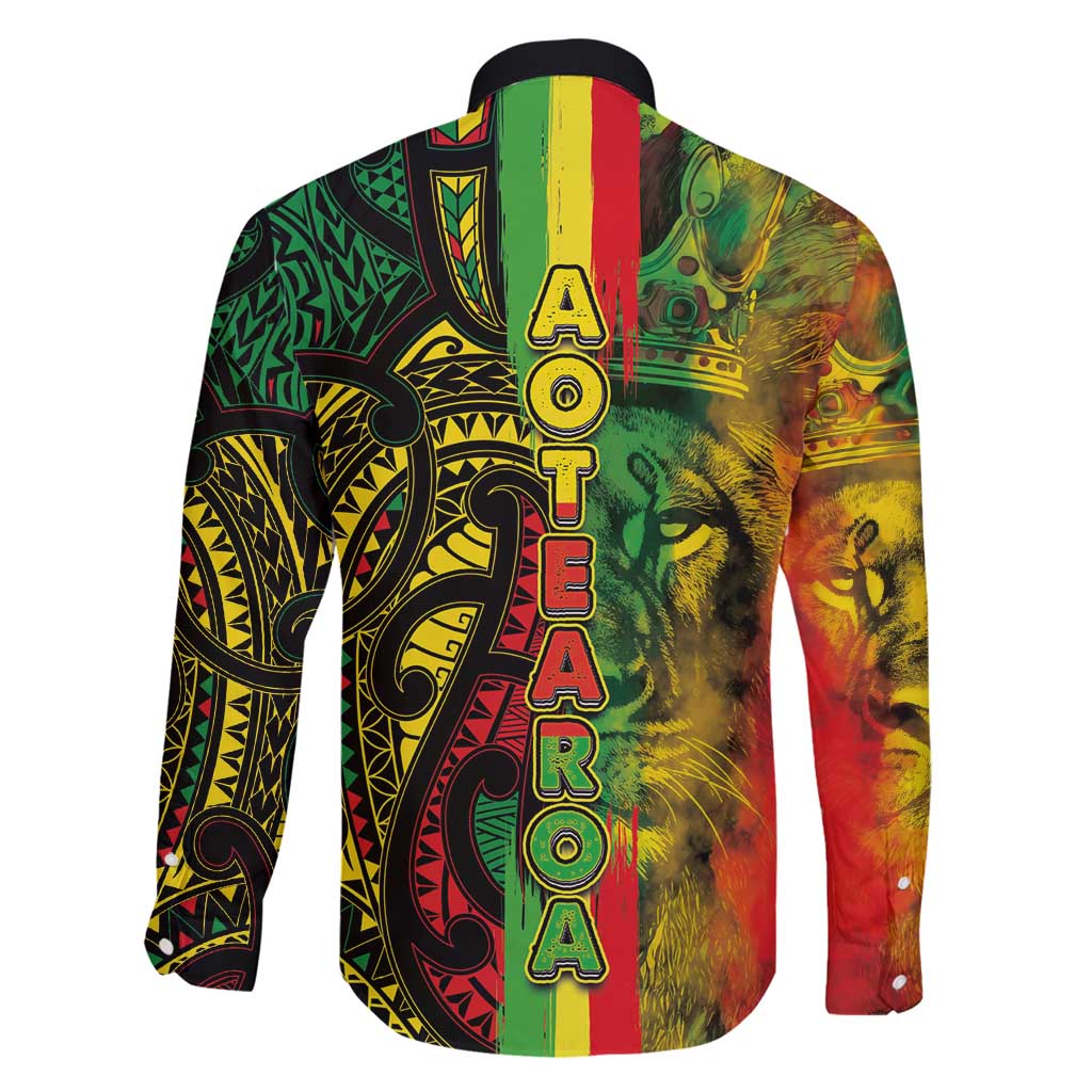 Aotearoa Reggae Family Matching Puletasi and Hawaiian Shirt Maori Reggae-One Love