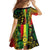 Aotearoa Reggae Family Matching Short Sleeve Bodycon Dress and Hawaiian Shirt Maori Reggae-One Love