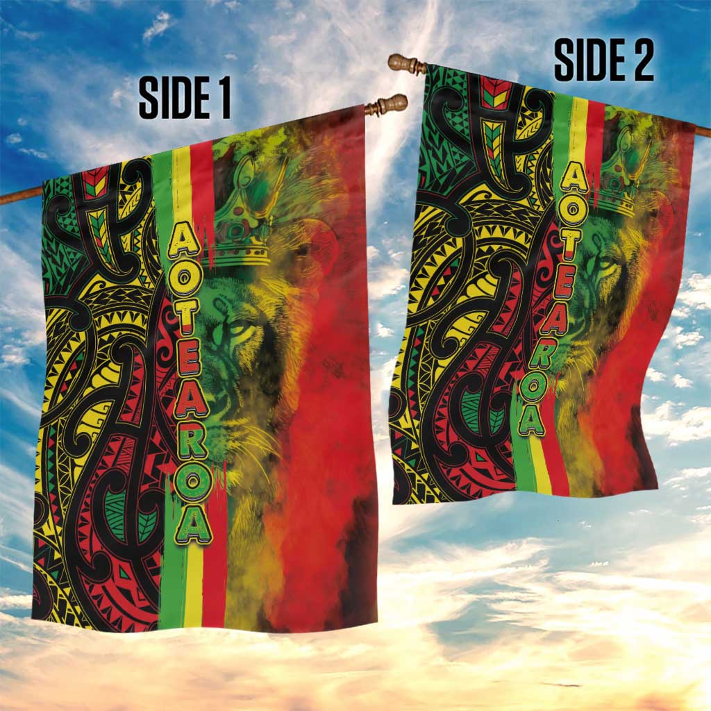 Aotearoa Reggae Garden Flag Maori Reggae-One Love LT03 - Polynesian Pride