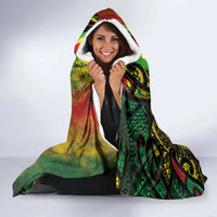 Aotearoa Reggae Hooded Blanket Maori Reggae-One Love LT03 - Polynesian Pride