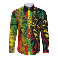 Aotearoa Reggae Long Sleeve Button Shirt Maori Reggae-One Love LT03 Unisex Reggae - Polynesian Pride