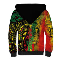 Aotearoa Reggae Sherpa Hoodie Maori Reggae-One Love LT03 - Polynesian Pride