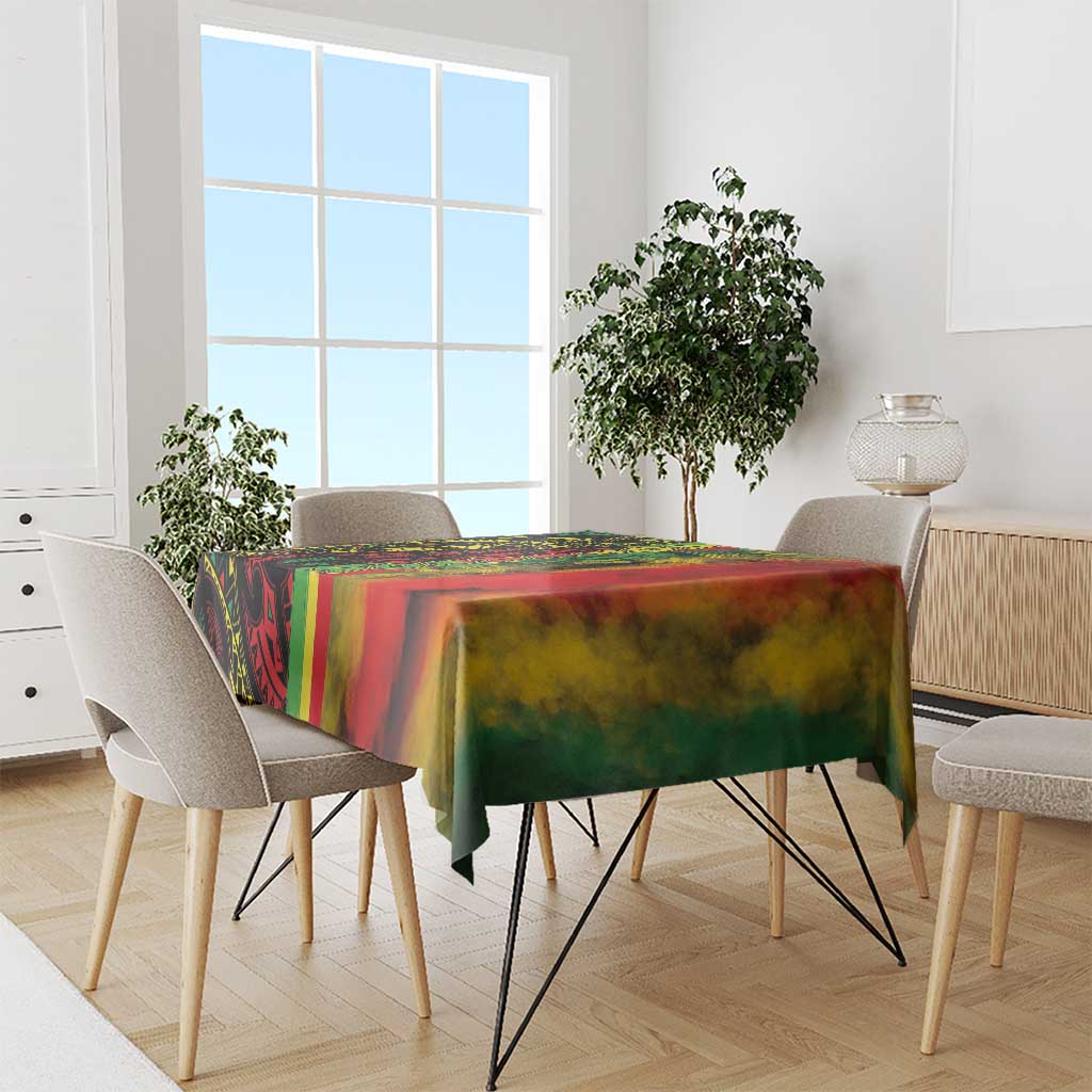Aotearoa Reggae Tablecloth Maori Reggae-One Love LT03 - Polynesian Pride