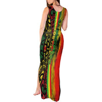 Aotearoa Reggae Tank Maxi Dress Maori Reggae-One Love LT03 - Polynesian Pride