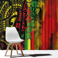 Aotearoa Reggae Window Curtain Maori Reggae-One Love LT03 - Polynesian Pride