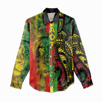 Aotearoa Reggae Women Casual Shirt Maori Reggae-One Love