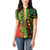 Aotearoa Reggae Women Polo Shirt Maori Reggae-One Love