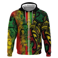 Aotearoa Reggae Zip Hoodie Maori Reggae-One Love
