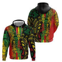 Aotearoa Reggae Zip Hoodie Maori Reggae-One Love