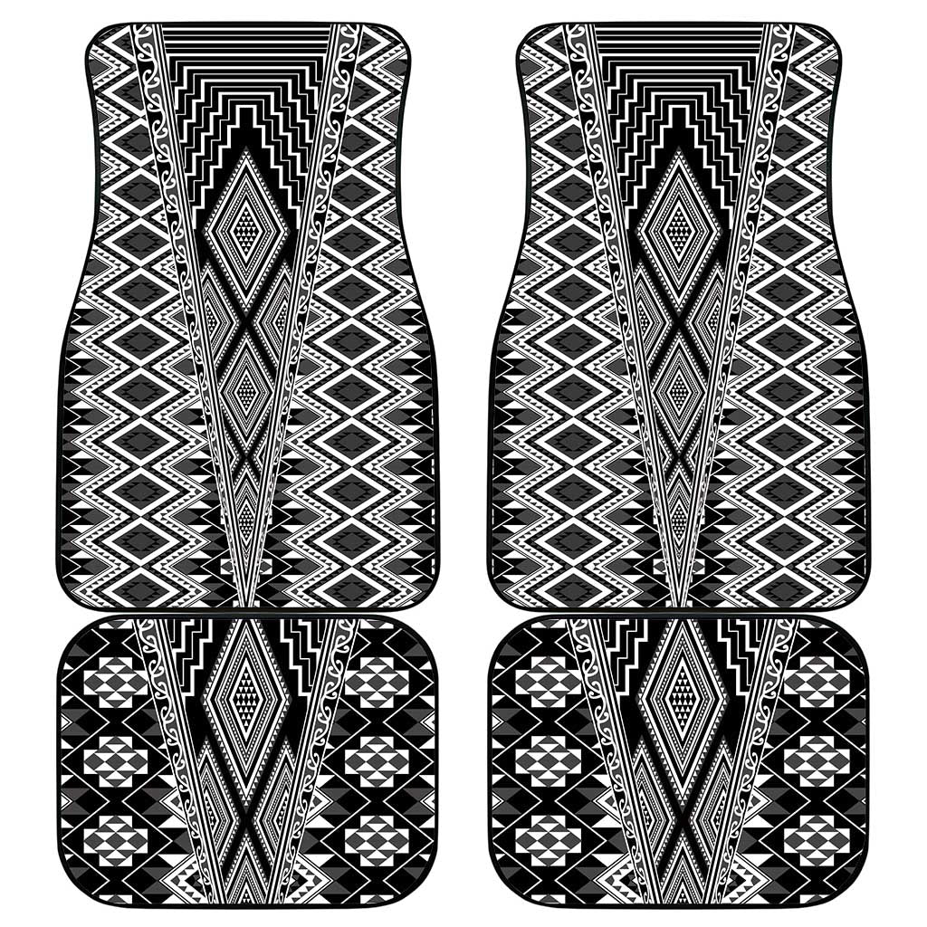 Aotearoa Tukutuku and Poutama Motif Classic Car Mats LT03 - Polynesian Pride
