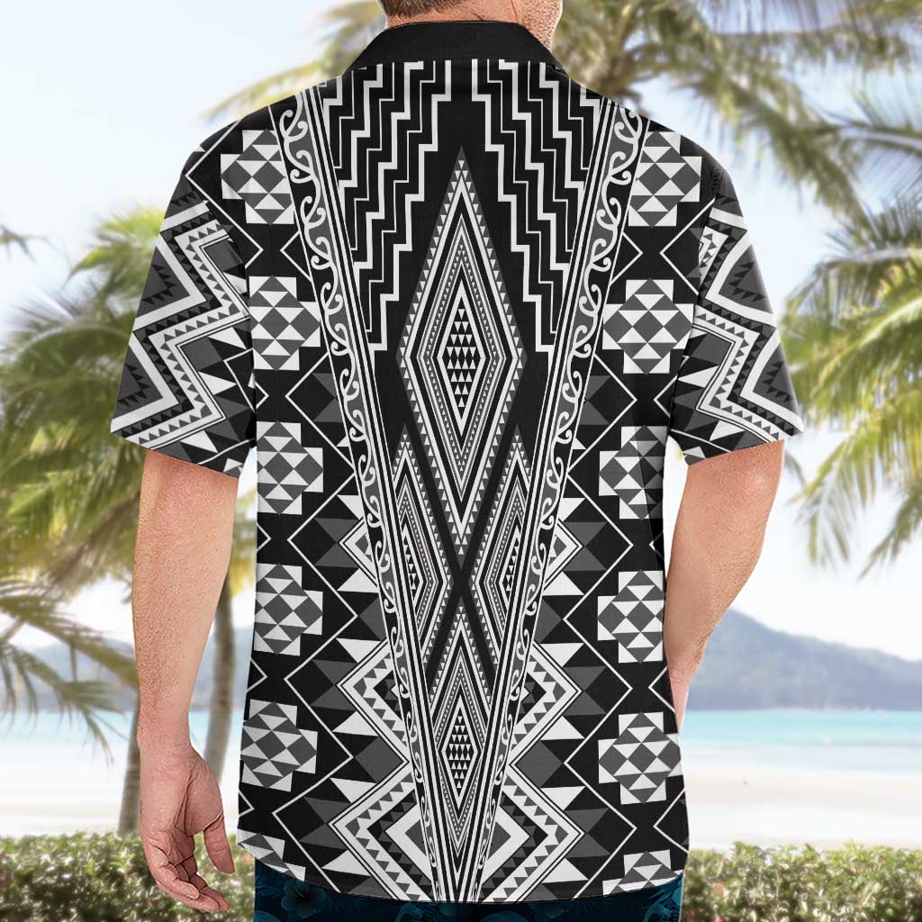 Aotearoa Tukutuku and Poutama Motif Classic Hawaiian Shirt LT03 - Polynesian Pride