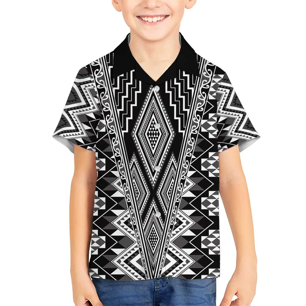 Aotearoa Tukutuku and Poutama Motif Classic Hawaiian Shirt LT03 - Polynesian Pride