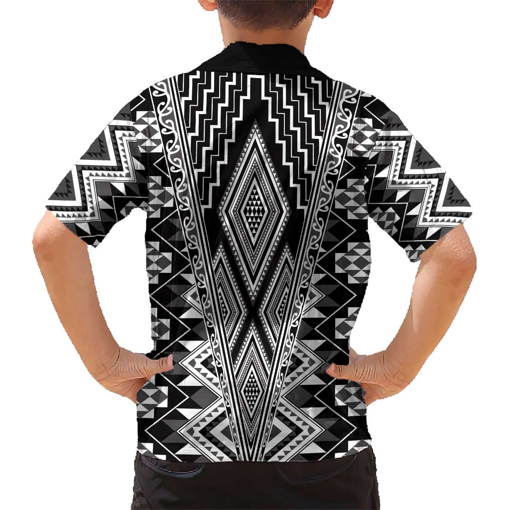 Aotearoa Tukutuku and Poutama Motif Classic Hawaiian Shirt LT03 - Polynesian Pride