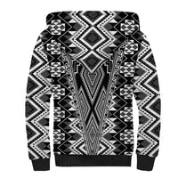 Aotearoa Tukutuku and Poutama Motif Classic Sherpa Hoodie LT03 - Polynesian Pride
