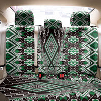 Green Aotearoa Tukutuku and Poutama Motif Back Car Seat Cover
