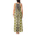 Yellow Aotearoa Tukutuku and Poutama Motif Tank Maxi Dress