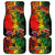 Hawaiian Reggae Car Mats Tropical Plants and Tribal Kakau Tattoo-One Love Jawaiian