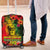 Hawaiian Reggae Luggage Cover Tropical Plants and Tribal Kakau Tattoo-One Love Jawaiian