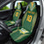 Custom Cook Islands Rugby League Car Seat Cover Tatau Tribal Pattern-Special Edition Green Color