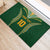 Custom Cook Islands Rugby League Rubber Doormat Tatau Tribal Pattern-Special Edition Green Color