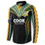 Custom Cook Islands Rugby League Button Sweatshirt Tatau Tribal Pattern-Special Edition Black Color