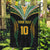 Custom Cook Islands Rugby League Garden Flag Tatau Tribal Pattern-Special Edition Black Color