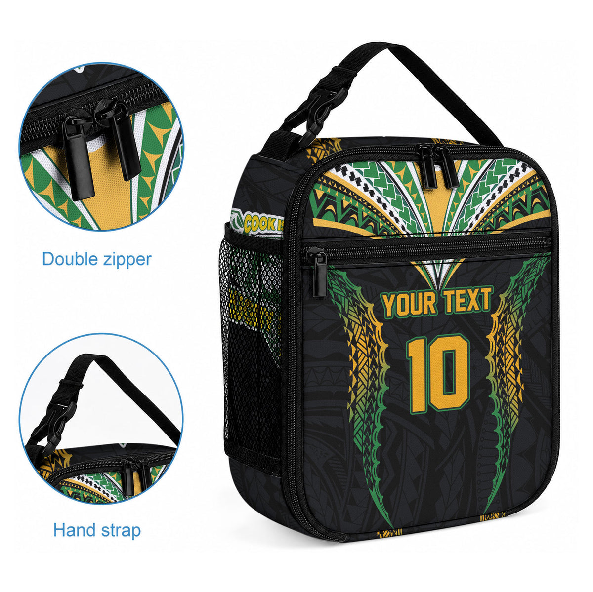 Custom Cook Islands Rugby League Lunch Bag