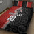 Custom Tonga and New Zealand Rugby Quilt Bed Set Maori Mix Ngatu Pattern