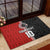 Custom Tonga and New Zealand Rugby Rubber Doormat Maori Mix Ngatu Pattern