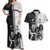 Custom Fiji and New Zealand Rugby Couples Matching Off Shoulder Maxi Dress and Hawaiian Shirt Tapa Mix Maori Pattern