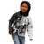 Custom Fiji and New Zealand Rugby Kid Hoodie Tapa Mix Maori Pattern