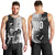 Custom Fiji and New Zealand Rugby Men Tank Top Tapa Mix Maori Pattern