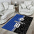 Custom Samoa and New Zealand Rugby Area Rug Teuila Samoan and Maori Warrior