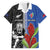 Custom Samoa and New Zealand Rugby Family Matching Summer Maxi Dress and Hawaiian Shirt Teuila Samoan and Maori Warrior