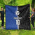 Custom Samoa and New Zealand Rugby Quilt Teuila Samoan and Maori Warrior