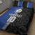 Custom Samoa and New Zealand Rugby Quilt Bed Set Teuila Samoan and Maori Warrior