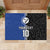 Custom Samoa and New Zealand Rugby Rubber Doormat Teuila Samoan and Maori Warrior