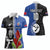 Custom Samoa and New Zealand Rugby Women Polo Shirt Teuila Samoan and Maori Warrior