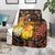 Australia and Papua New Guinea Together Blanket Kangaroo Aboriginal Art and Bird-of-paradise Oro Tribal Motifs - Polynesian Pride
